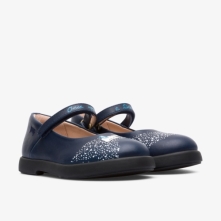 Camper Twins Ballerinas Navy - Kids Singapore IZMHUD-227